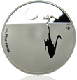 2009 $1 Kangaroo at Sunset F12 Privy 1oz Silver Coin