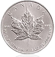 Canadian Platinum Maple Leaf Bullion Coin