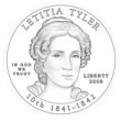 2009 Letitia Tyler First Spouse Gold Design