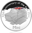 2009 50th Anniversary of the Mini &pound;5 Silver Proof Coin