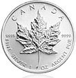 Canadian Silver Maple Leaf Bullion Coin